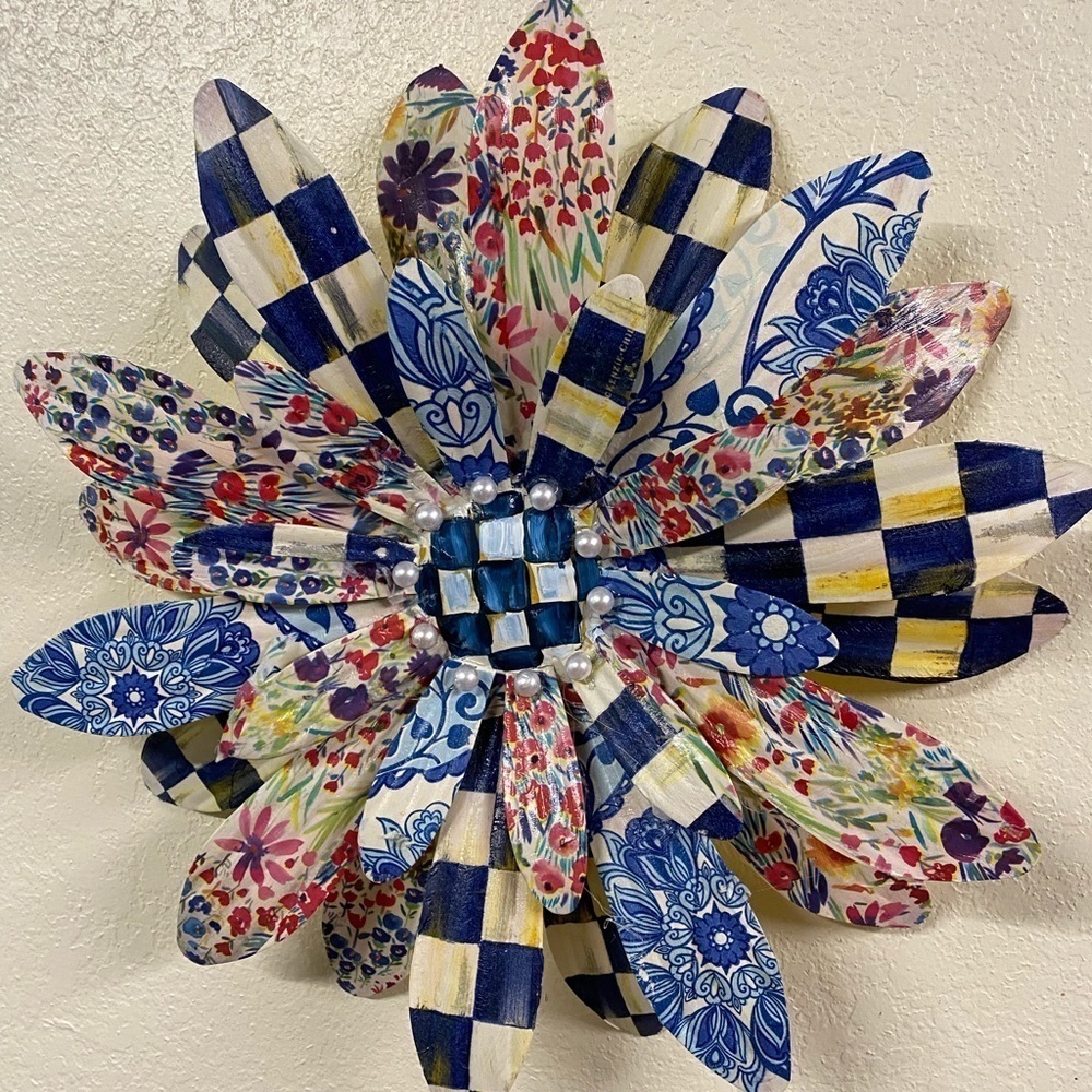 Mackenzie Childs Inspired Metal Flower